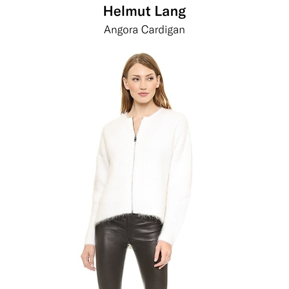 Helmut Lang Angora long sleeve sweater